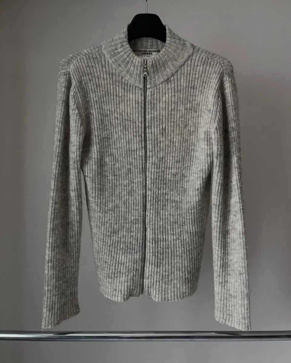 Katharine Hamnett London Mohair Knit Zip